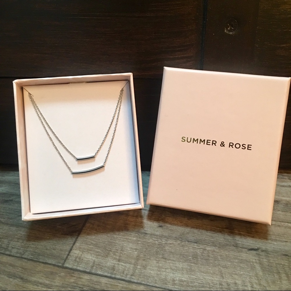 *New* Summer Rose Delicate Double-Strand Necklace